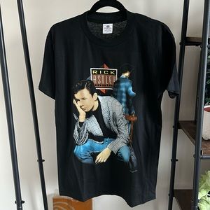 Vintage Rick Astley tour tshirt
